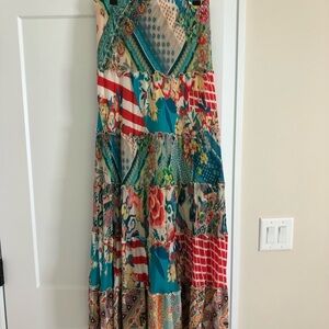 Johnny Was Multi Colored Breezy Skirt